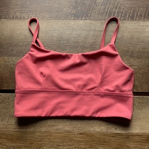 Carbon38 Pink Strappy Sports Bra, XS